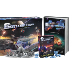 Battlestations second edition + starships pack + advanced rule book